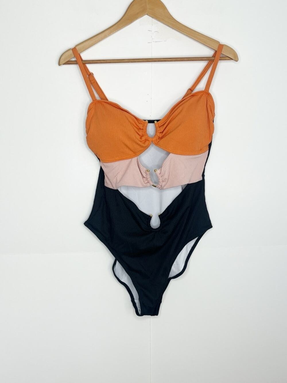 Eomenie Cutout One Piece Swimsuit Size Large